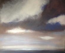 Horizont III, Mischtechnik auf Leinwand, 80x80 cm